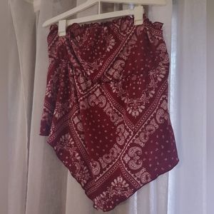 Women's Bandana Tube Top